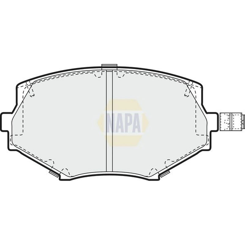 NAPA Front Brake Pad Set NBP1809