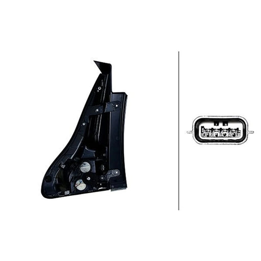 Hella Tail Light / Lamp P21W Right 2SD 012 313-121