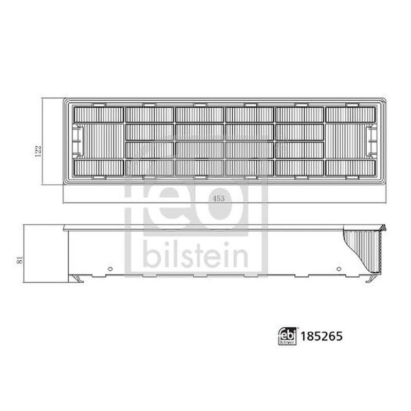 Febi Cabin Air Filter (Pollen Filter) 185265