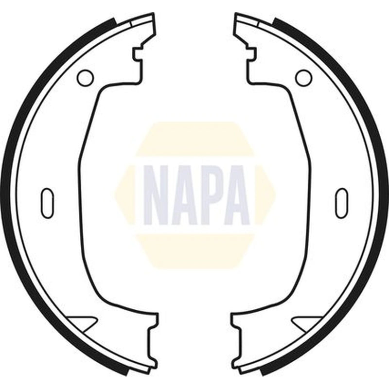 NAPA Parking Brake Shoe Set NBS5011