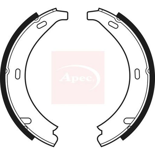 Apec Parking Brake Shoe Set SHU363