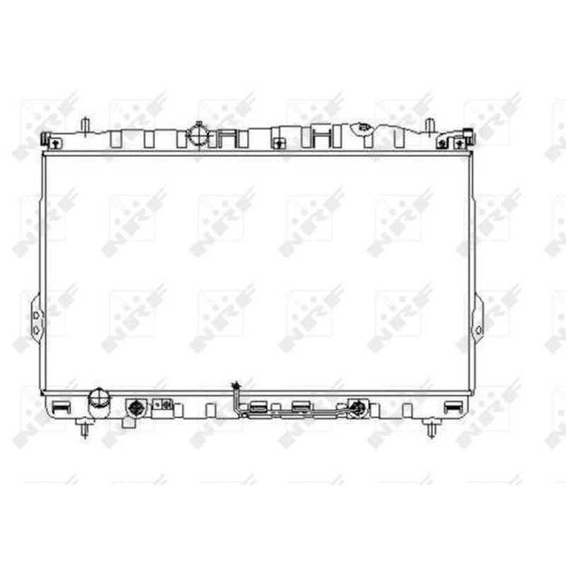 NRF Engine Radiator 53354