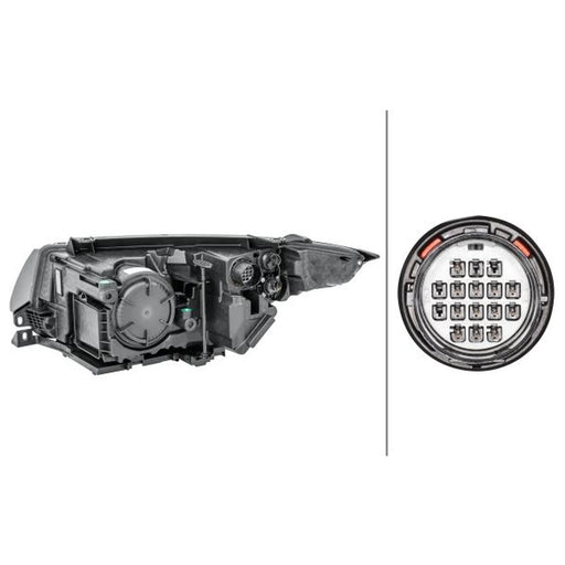 Hella Headlight Headlamp HB3 Right 1LL 354 806-121
