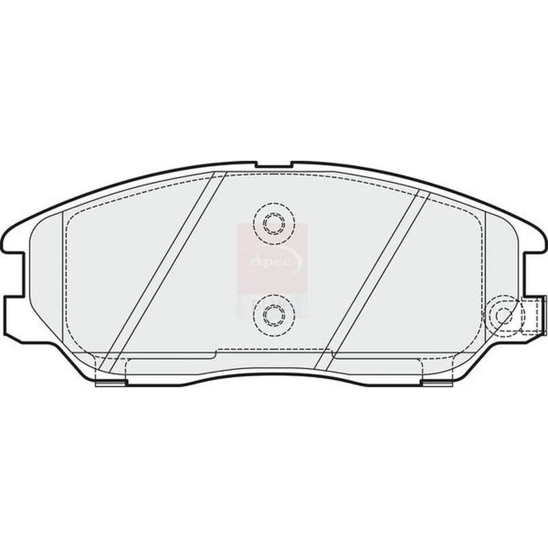 Apec Front Brake Pad Set PD3607