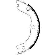 Textar Parking Brake Shoe Set 91062700