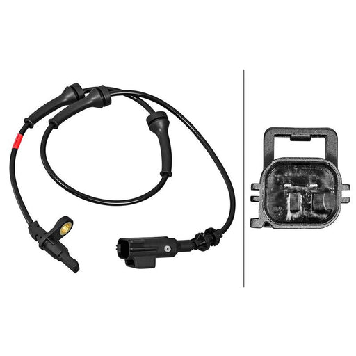 Hella ABS Wheel Speed Sensor Rear 6PU 358 217-081