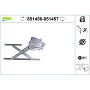 Valeo Electric Window Regulator Lifter Left Front 851456