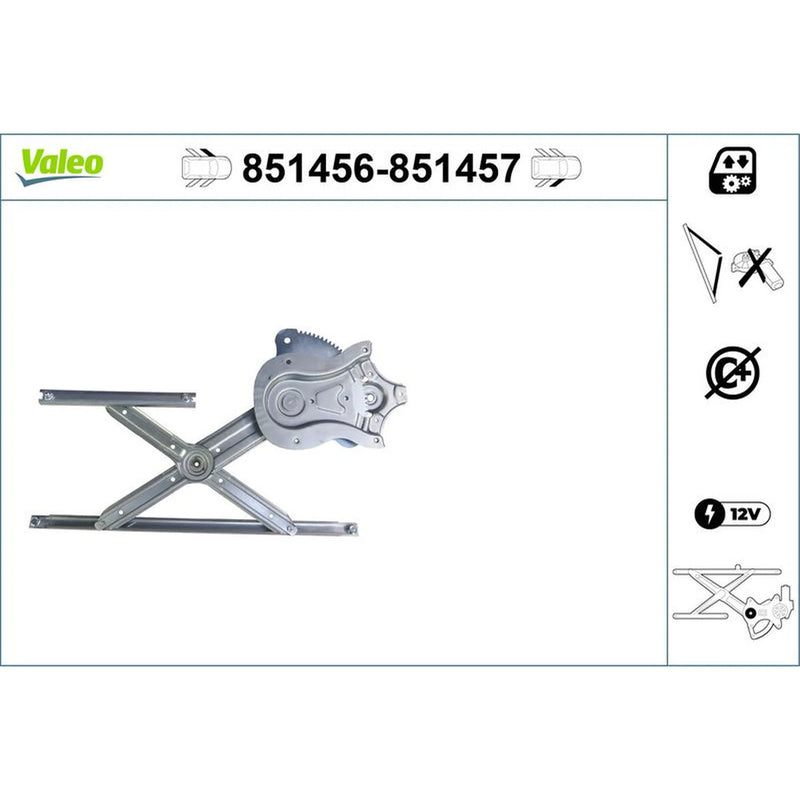 Valeo Electric Window Regulator Lifter Left Front 851456