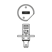 Bosch H1-12 V 55 W H1 Plus 150 Gigalight 1 987 301 135