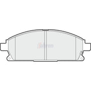 Fahren Front Brake Pad Set FBP3186