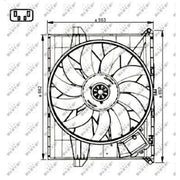 NRF Engine Cooling Fan 47731