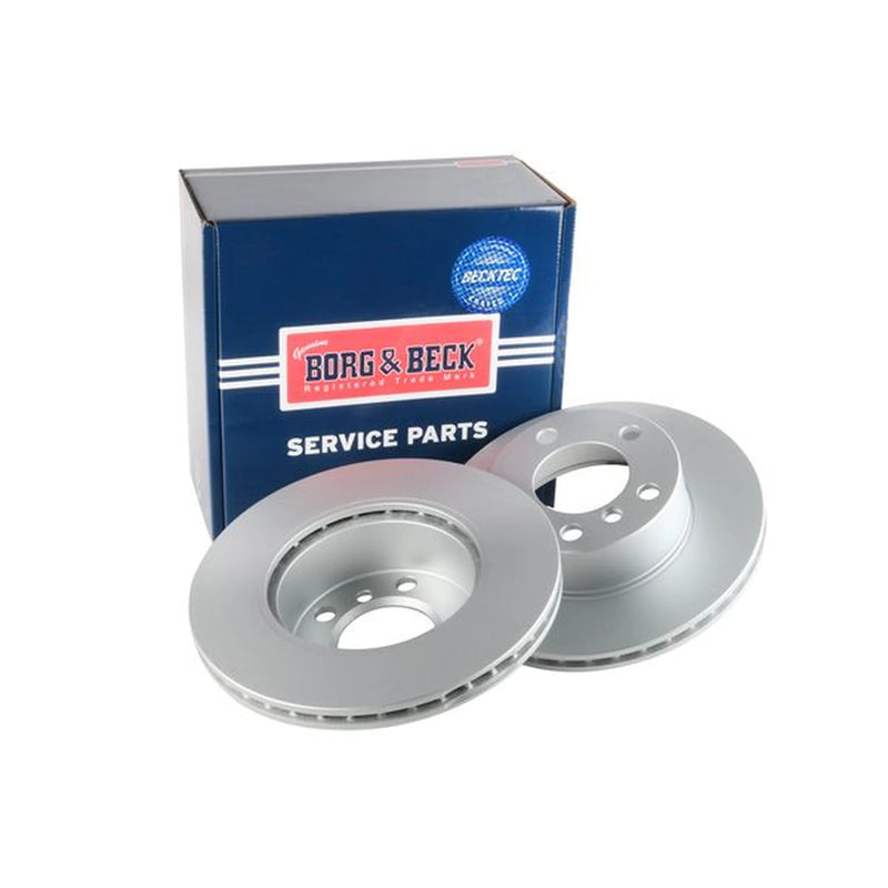 Borg & Beck 2 x Vented Front Brake Discs BBD5263-x2