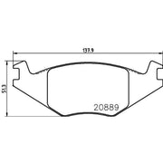 Mintex Front Brake Pad Set MDB1273
