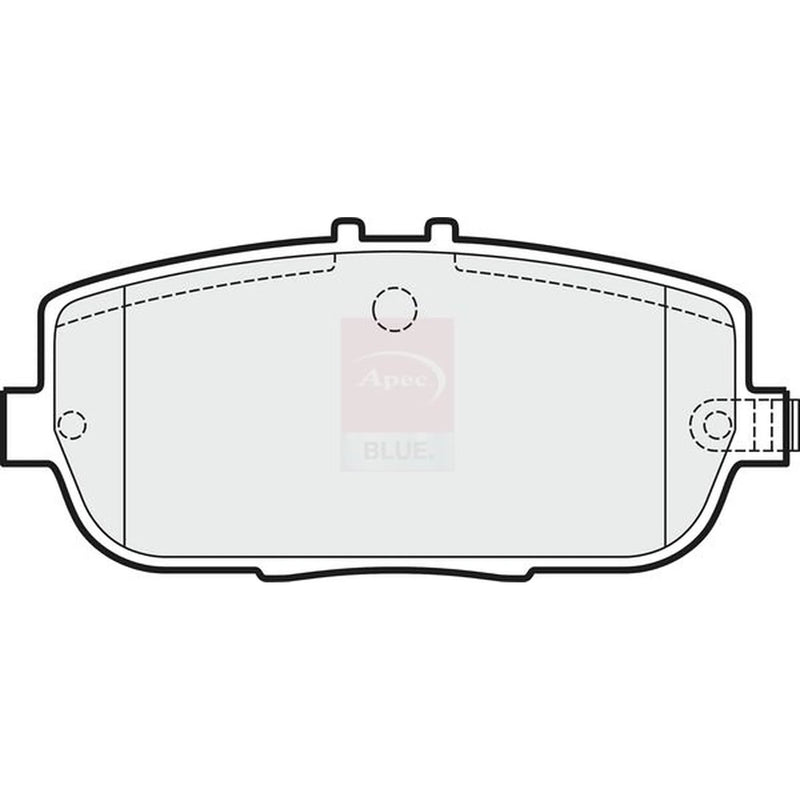 Apec Rear Brake Pad Set PD3336