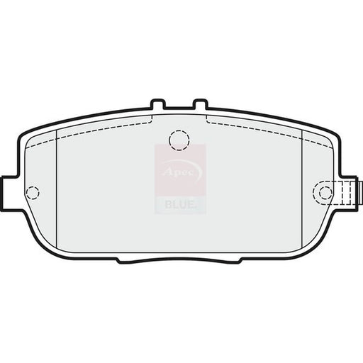 Apec Rear Brake Pad Set PD3336