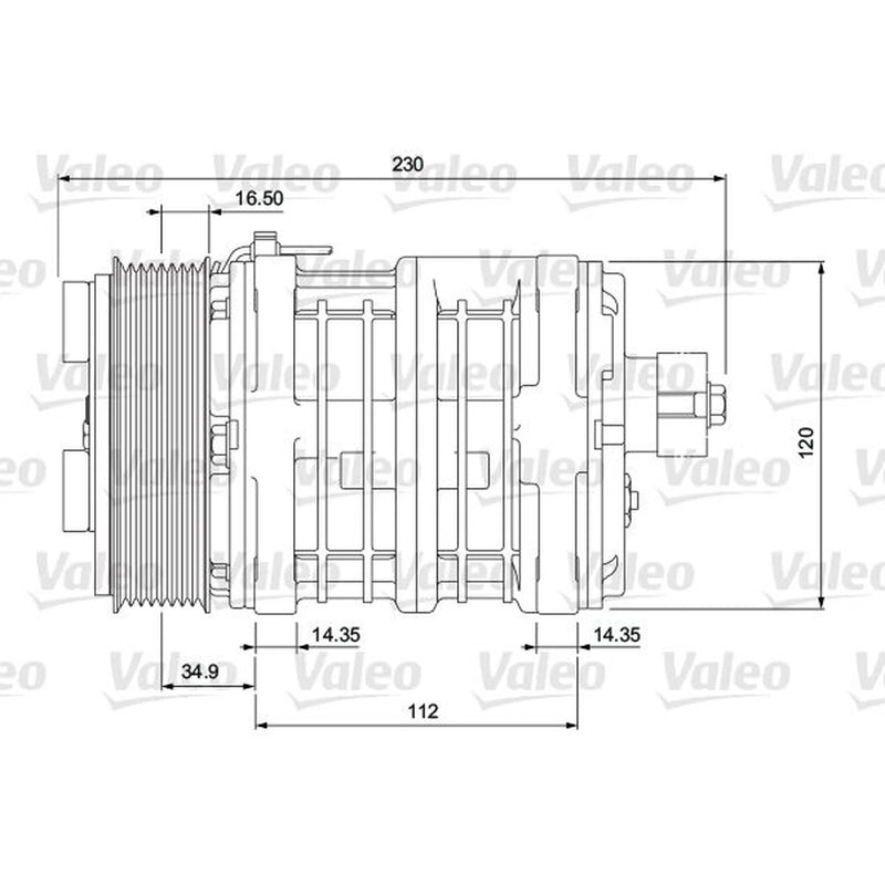 Valeo Air Conditioning Compressor 815906