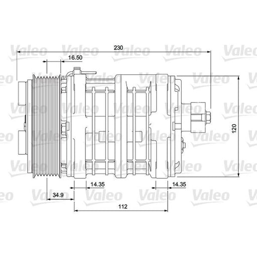 Valeo Air Conditioning Compressor 815906