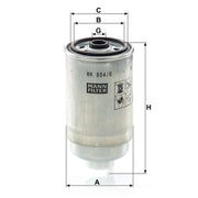 MANN-FILTER Fuel Filter Element WK 854/6