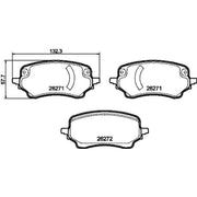 DON Front Brake Pad Set PCP2028