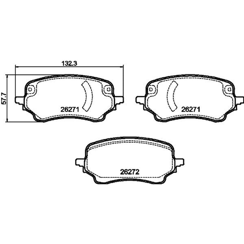 Mintex Front Brake Pad Set MDB4285