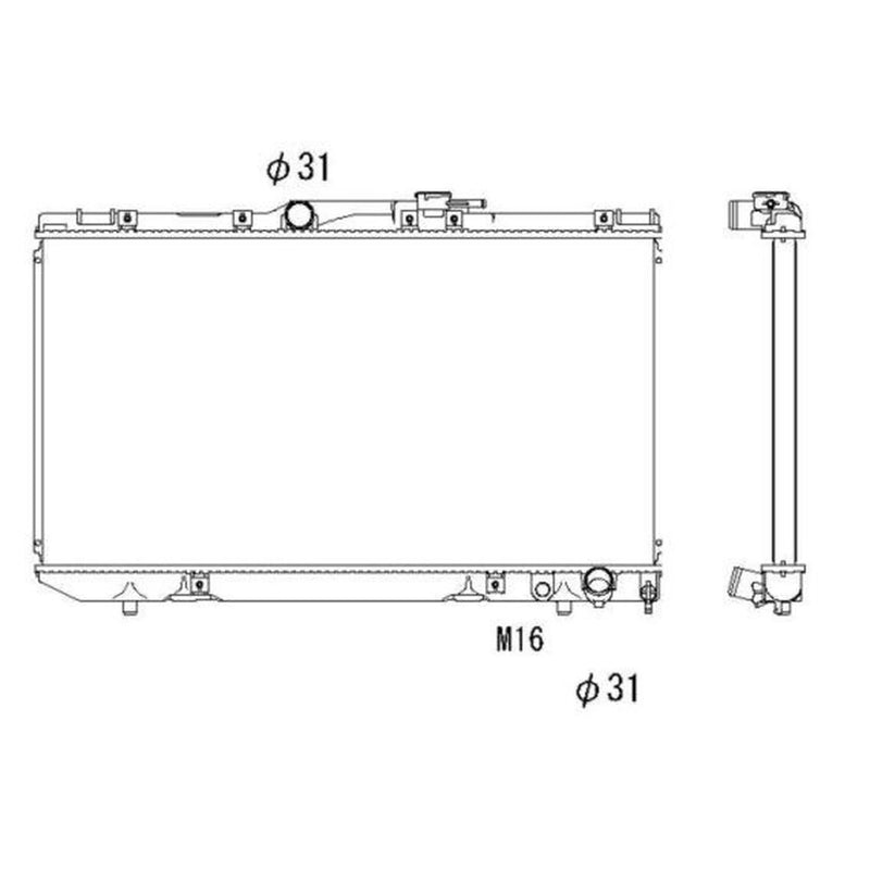 NRF Engine Radiator 503964