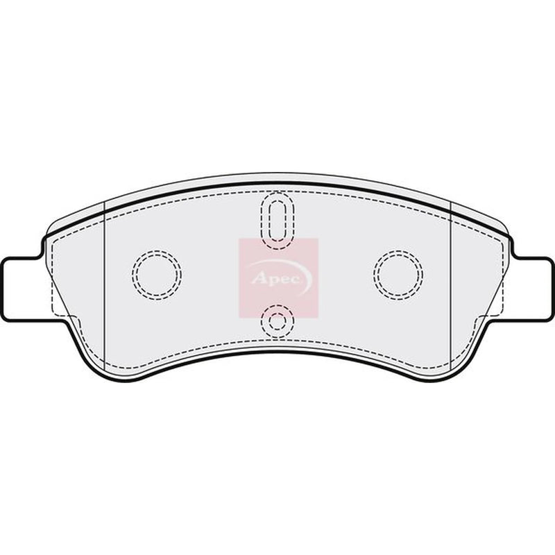 Apec Front Brake Pad Set PAD1198