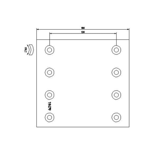 Textar Textar Cv Brake Lining Set 1947905