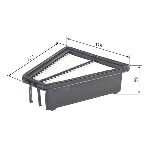 Bosch Engine Air Filter F 026 400 417