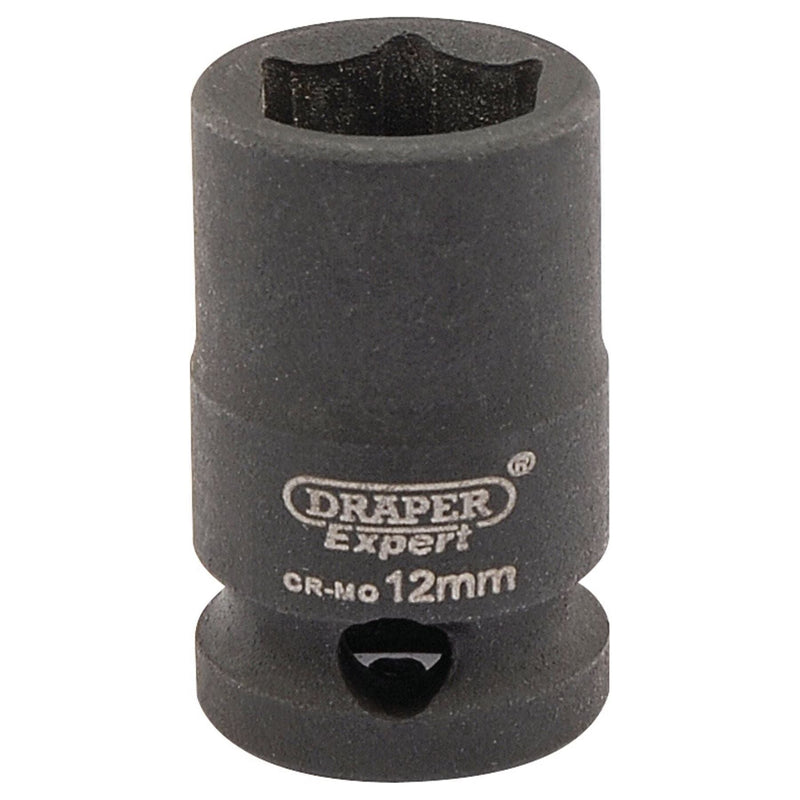 Draper Expert HI-TORQ 6 Point Impact Socket, 3/8" Sq. Dr., 12mm Draper  - Town Parts