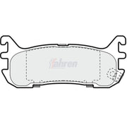 Fahren Rear Brake Solid Discs & Pads fits Mazda MX-5 1993-2005 1.6 1.8