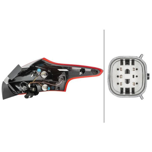 Hella Tail Light / Lamp W16W Left 2VP 354 828-071
