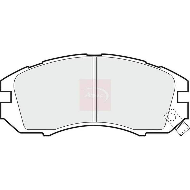 Apec Front Brake Pad Set PAD739