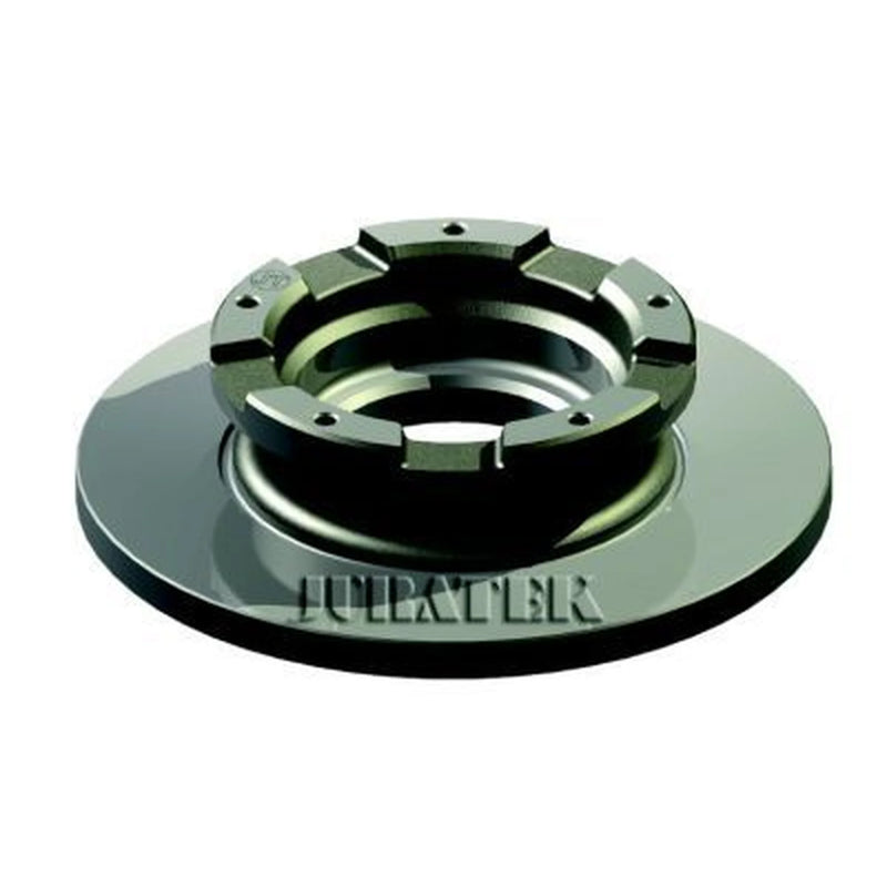 Juratek 2 x Solid Rear Brake Discs FOR118-x2