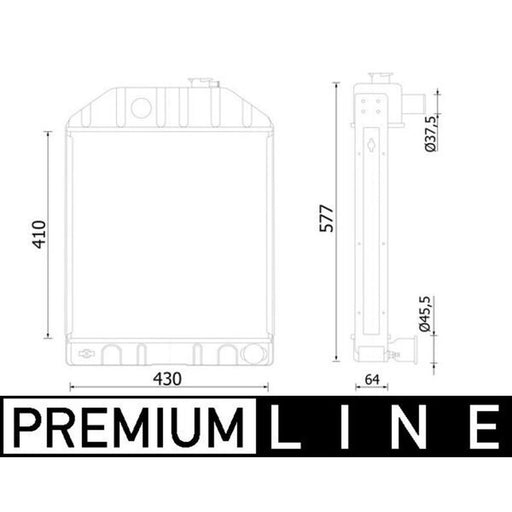 Mahle Engine Radiator CR 2413 000P