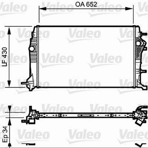 Valeo Engine Radiator 735181