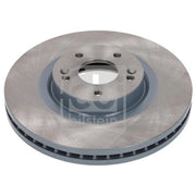 Febi 2 x Front Brake Discs 108408-x2