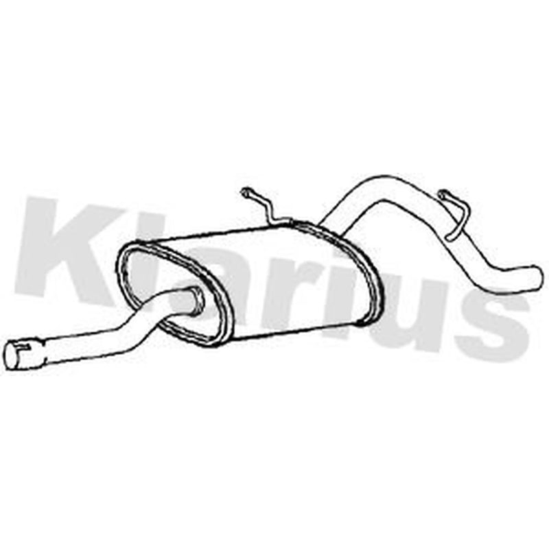 Klarius Box With Tail Pipe Rear GM440E