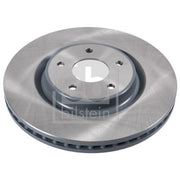 Febi 2 x Internally Vented Front Brake Discs 108558-x2