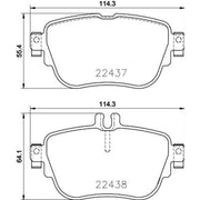 Mintex Rear Brake Pad Set MDB3917