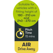 Quest Condor Air 320 (Main Unit) Drive Away Awning A3518A - Quest - Van Life Living