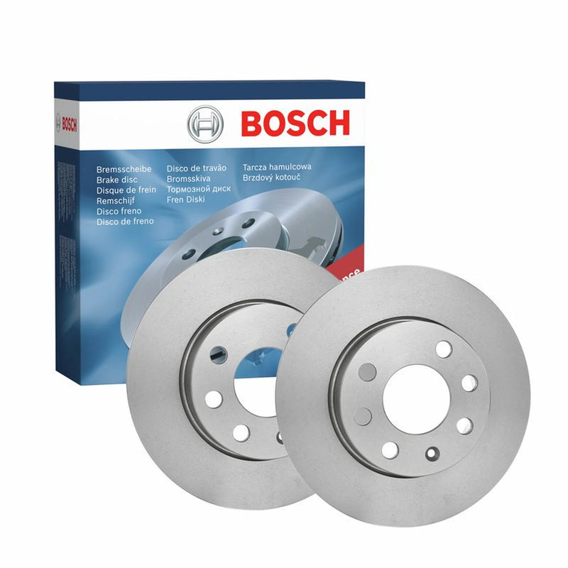 Bosch 2 x Solid Front Brake Discs 0986479189-x2