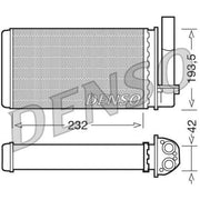 Denso Heater Matrix Core Heat Exchanger DRR21003