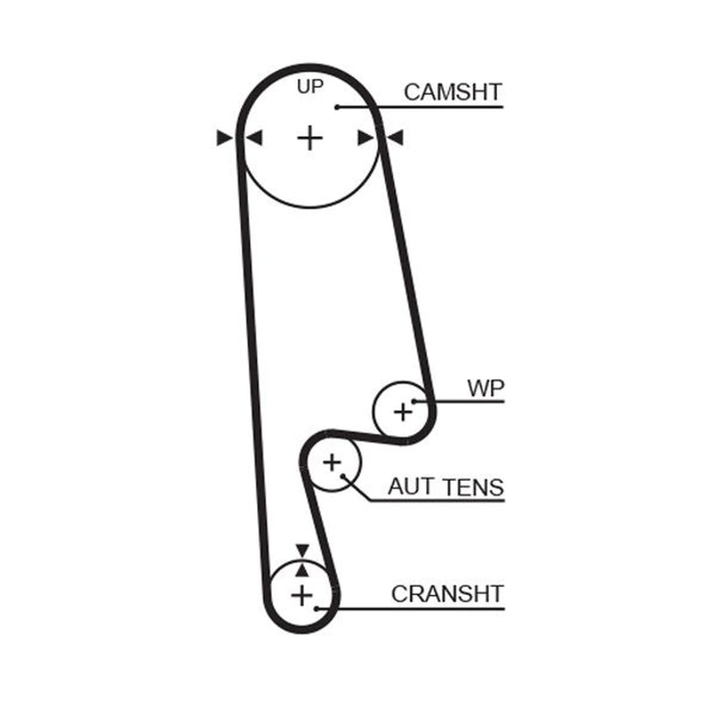 Gates Timing Belt Cambelt 113 Teeth 5234XS