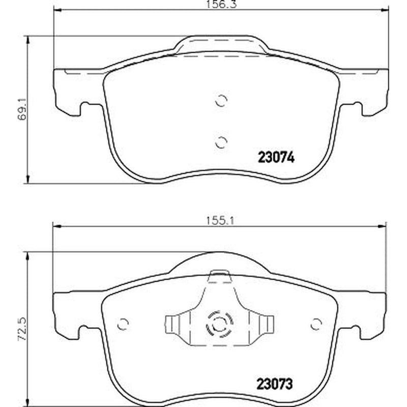 Mintex Front Brake Pad Set MDB1944