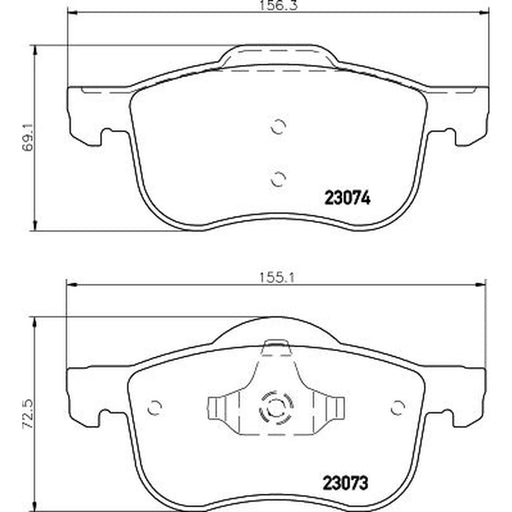 Mintex Front Brake Pad Set MDB1944