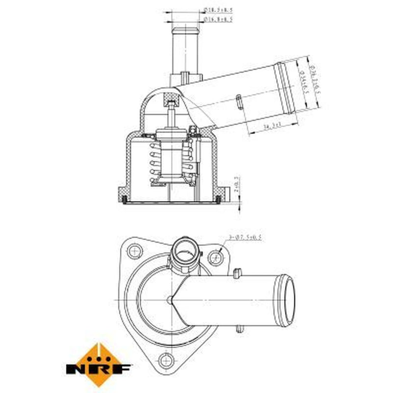 NRF Thermostat,Coolant 725043
