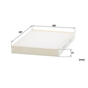 MANN-FILTER Cabin Air Filter (Pollen Filter) behind the CU 3054