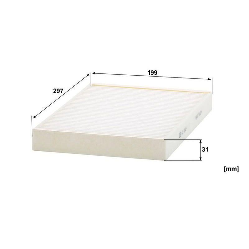 MANN-FILTER Cabin Air Filter (Pollen Filter) behind the CU 3054