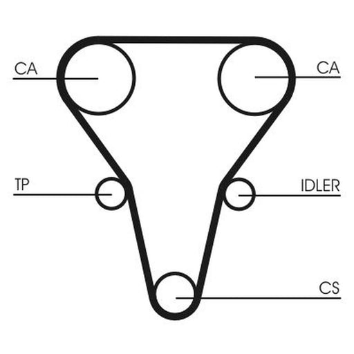 Continental CTAM Timing Belt Cambelt 137 Teeth CT1069
