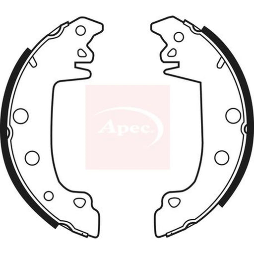 Apec Brake Shoe Set Axle Kit SHU626